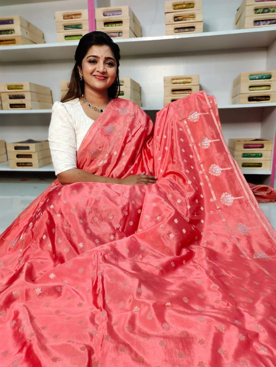 Raw mango Silk Saree