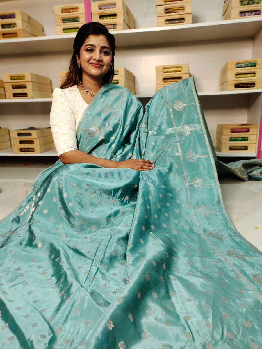 Raw mango Silk Saree