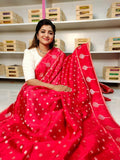 Raw mango Silk Saree
