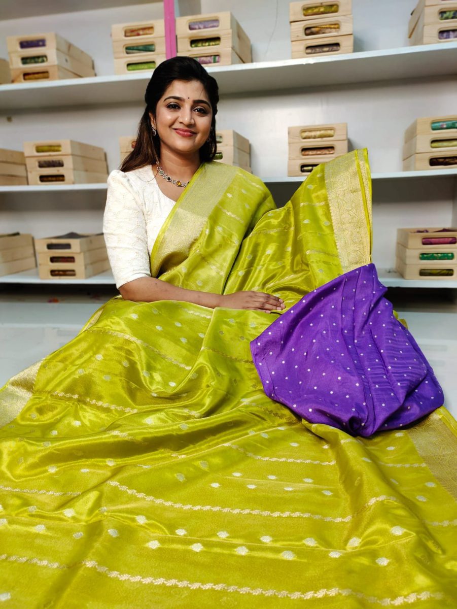 Rawmango tishu silk sarees