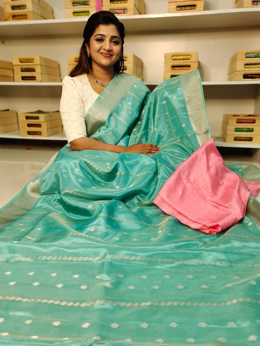 Rawmango tishu Silk Saree