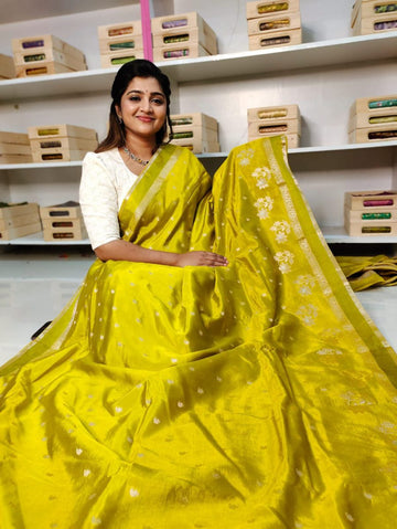 Raw mango Silk Saree