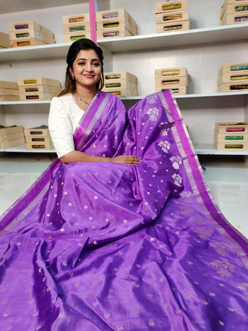 Raw mango silk sarees