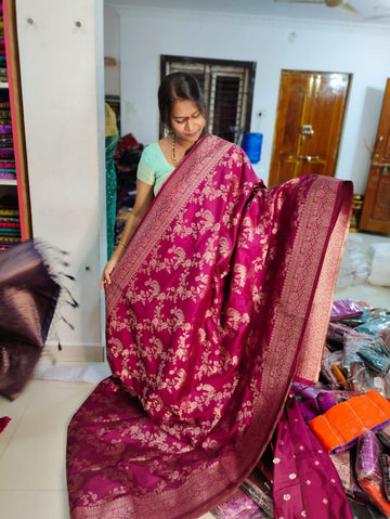 Soft banarasi silk sarees