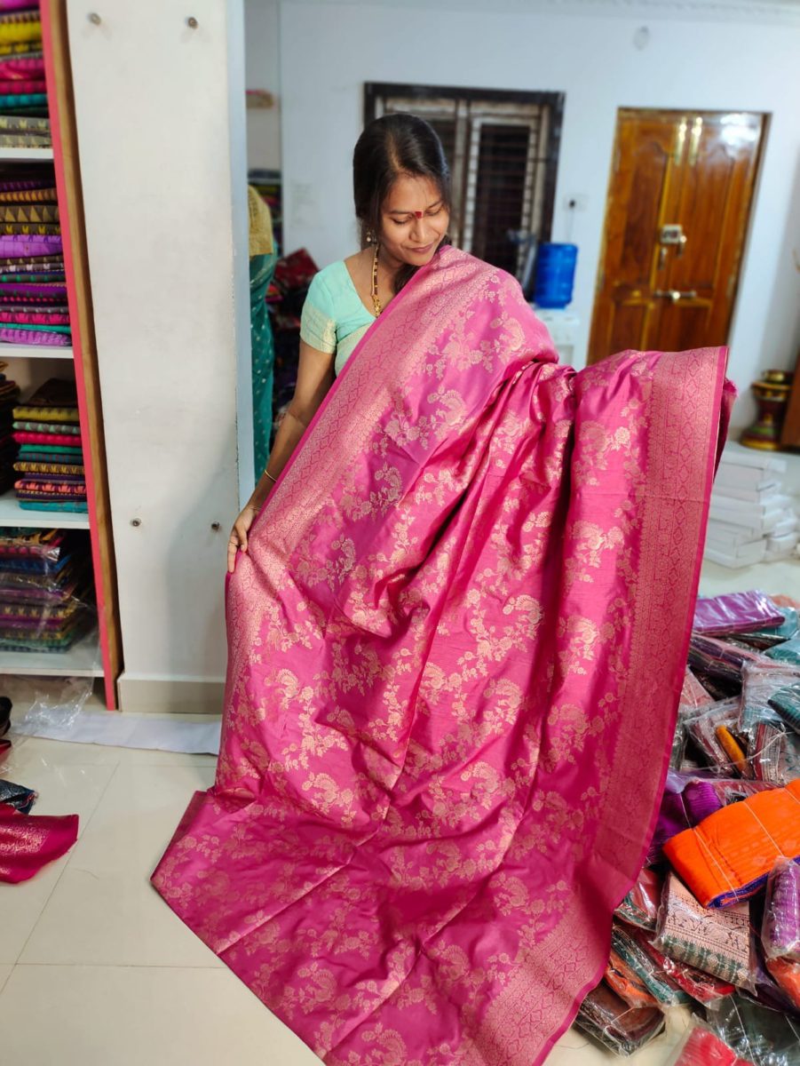 Soft banarasi Silk Saree