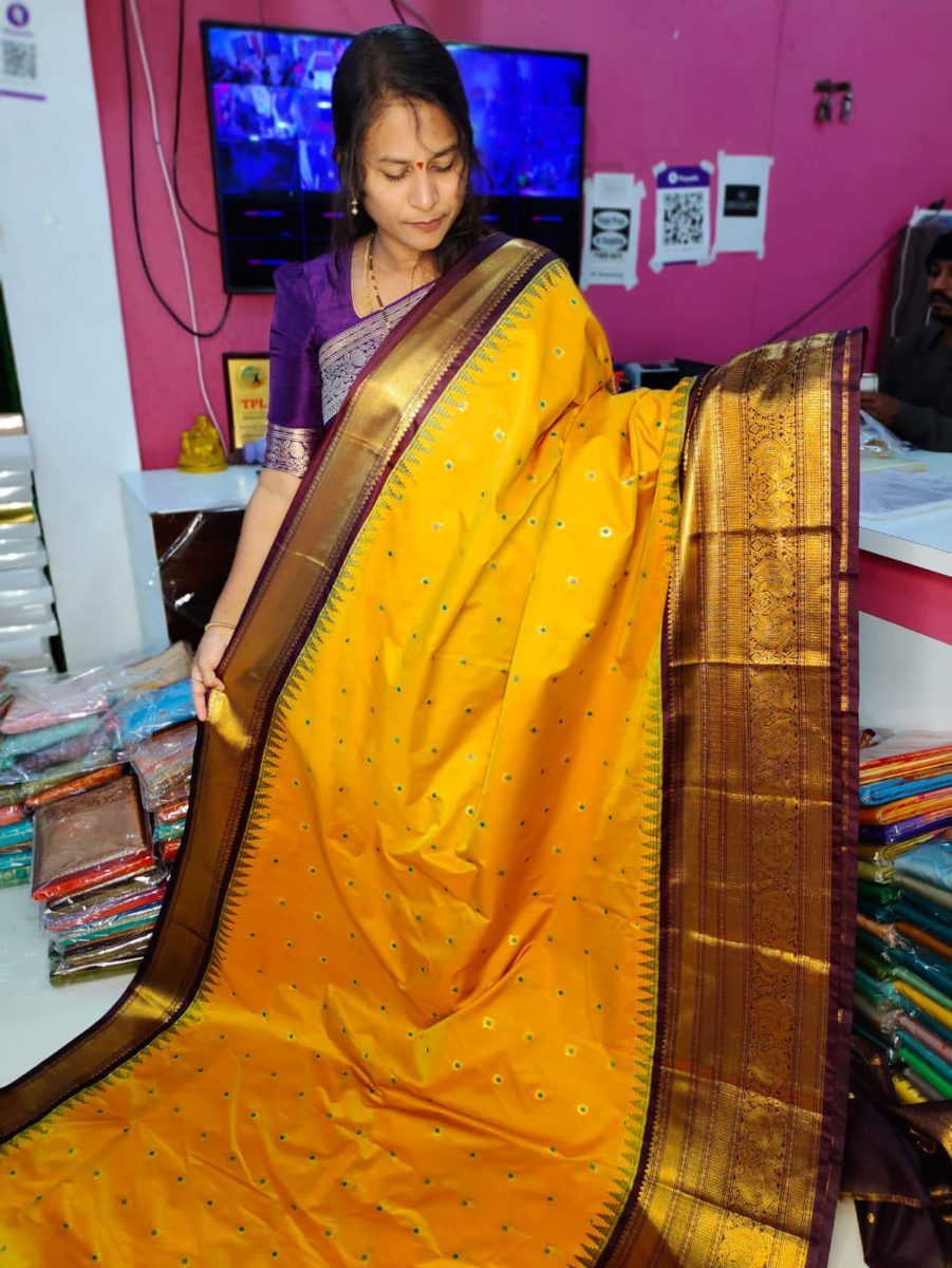 Primem gadwal silk sarees