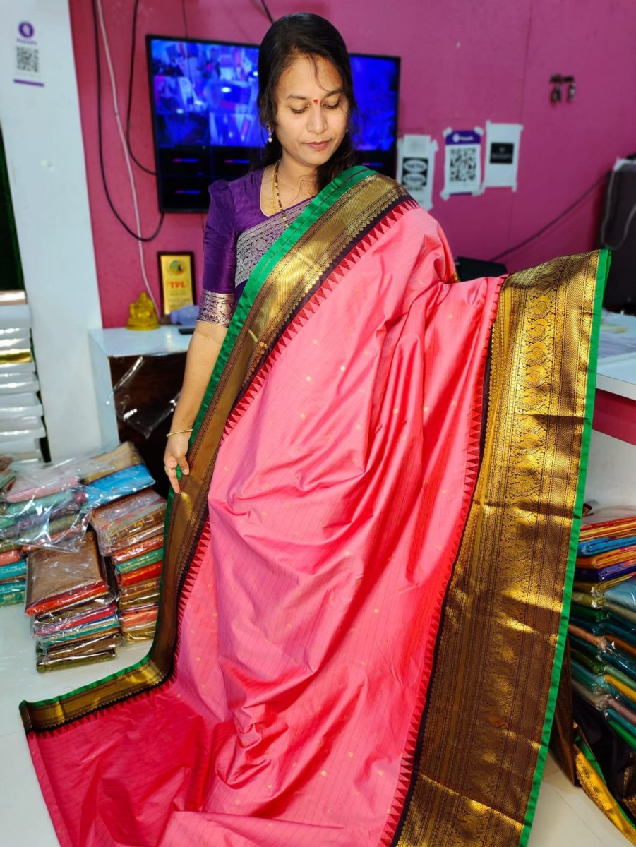 Primem gadwal silk sarees
