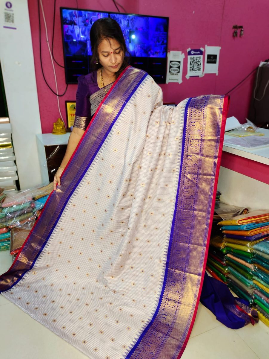 Primem gadwal silk sarees