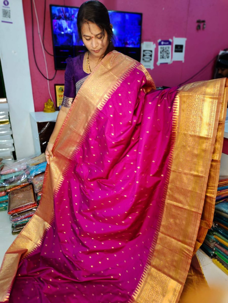 Primem gadwal silk sarees
