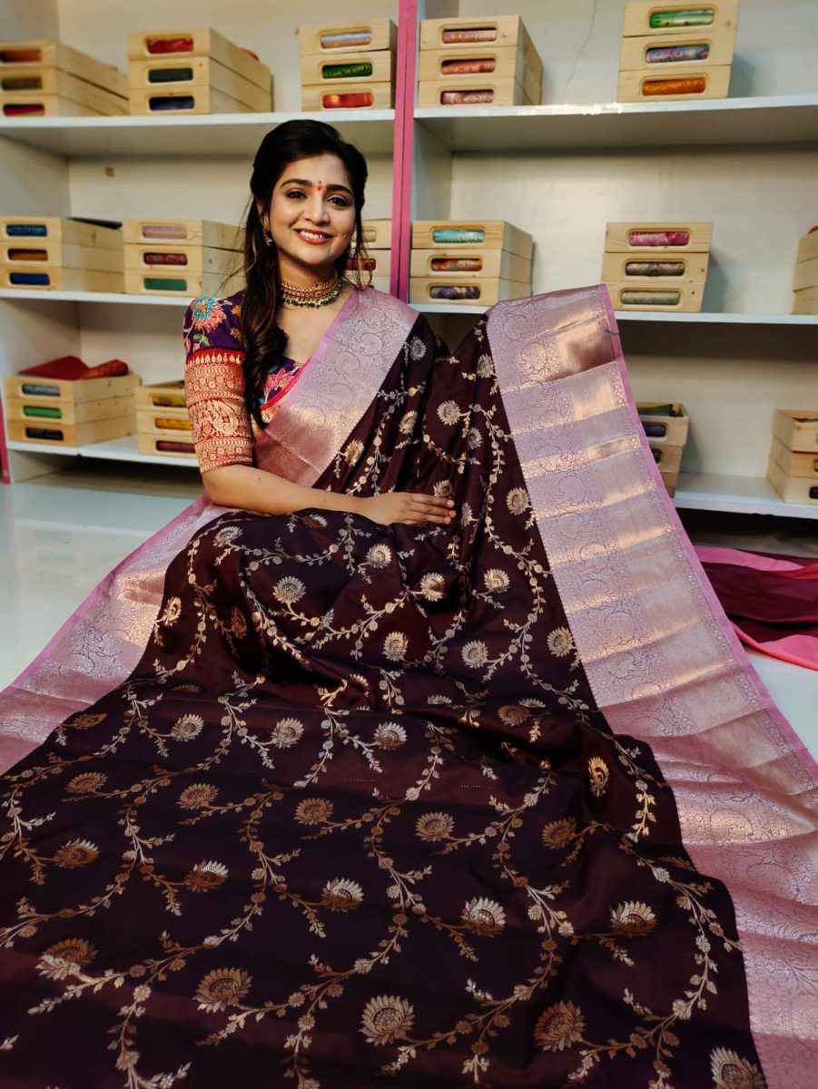 Soft banarasi silk sarees