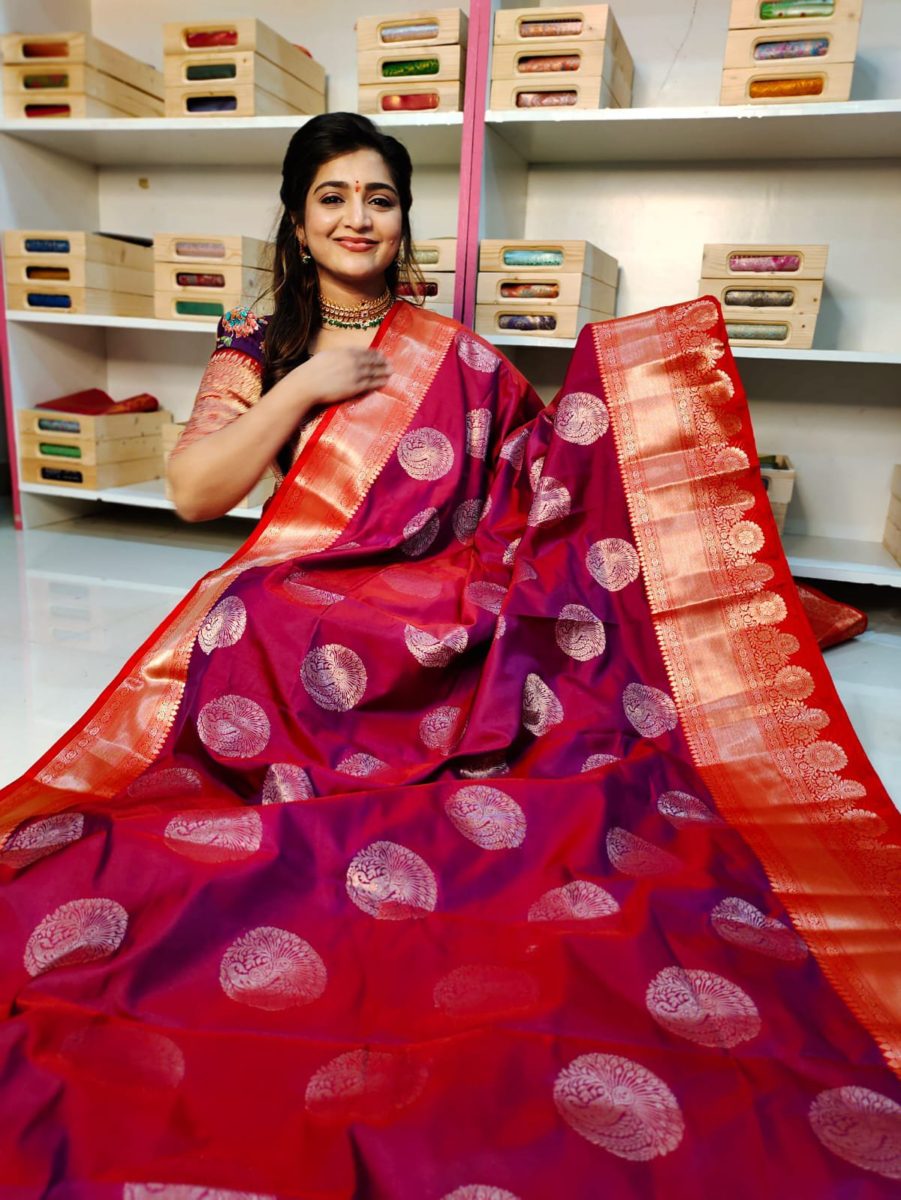 Soft banarasi Silk Saree