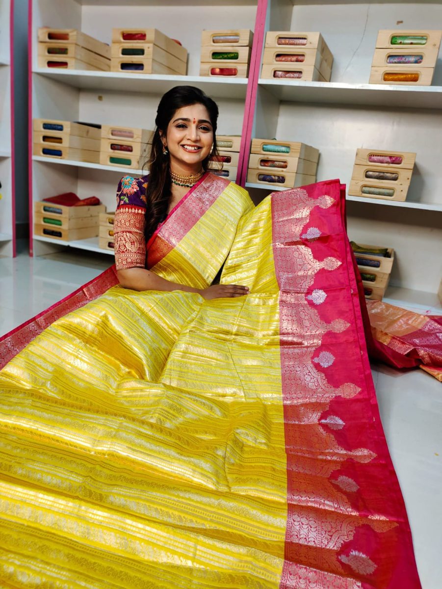 Soft banarasi silk sarees