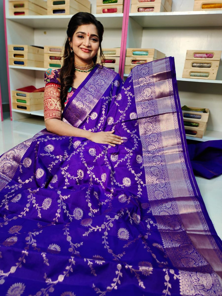 Soft banarasi silk sarees