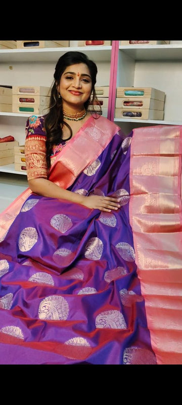 Soft banarasi silk sarees