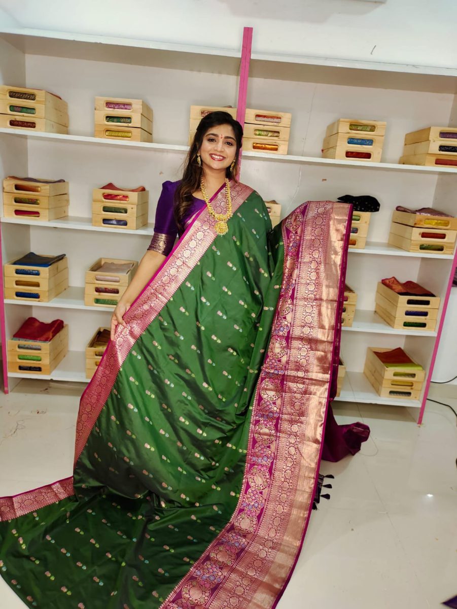 Soft banarasi silk sarees