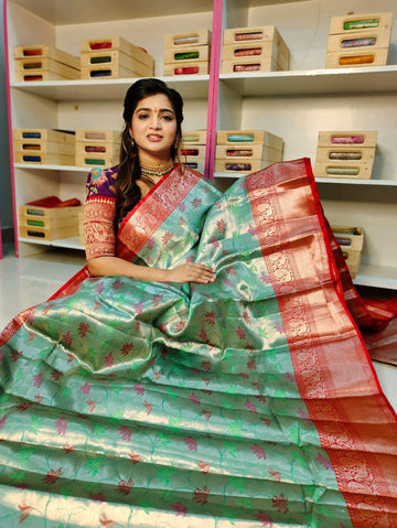 20% offer soft banarasi silk saree