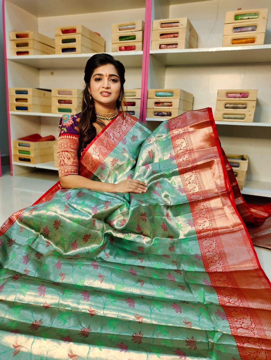 20% offer soft banarasi silk saree