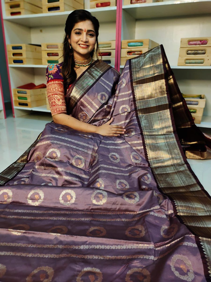 Soft banarasi Silk Saree