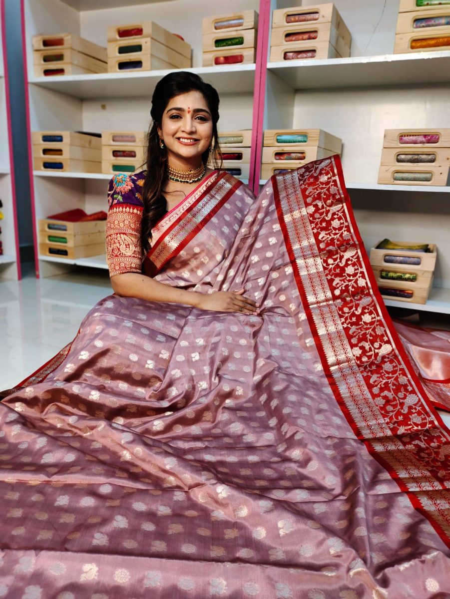 Soft banarasi Silk Saree