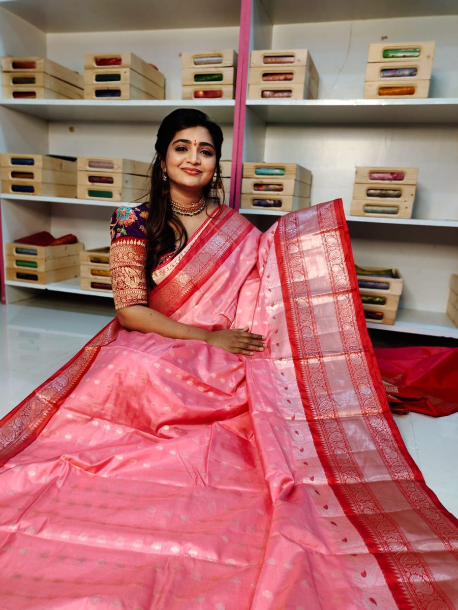 Soft banarasi Silk Saree
