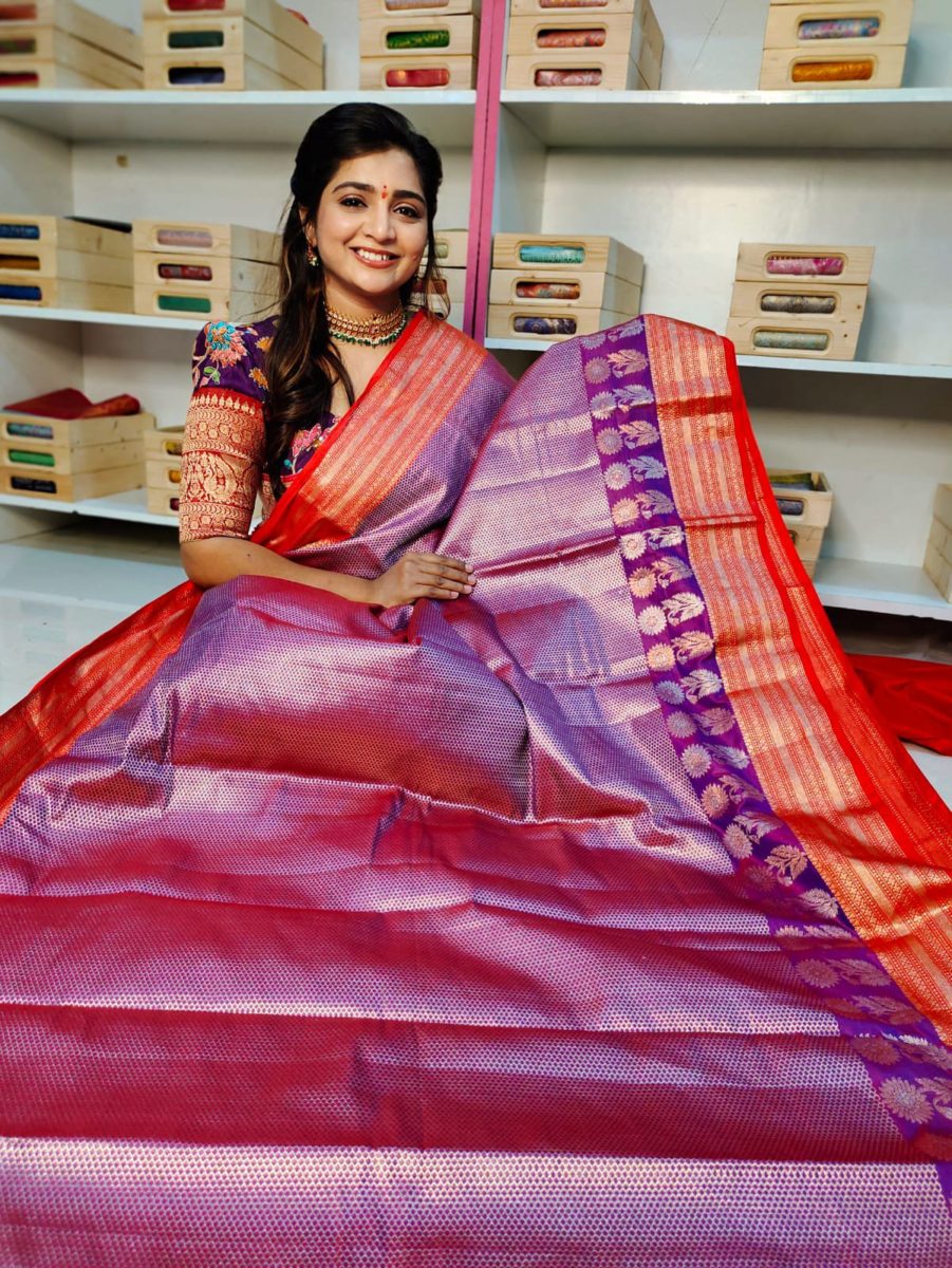 Soft banarasi Silk Saree