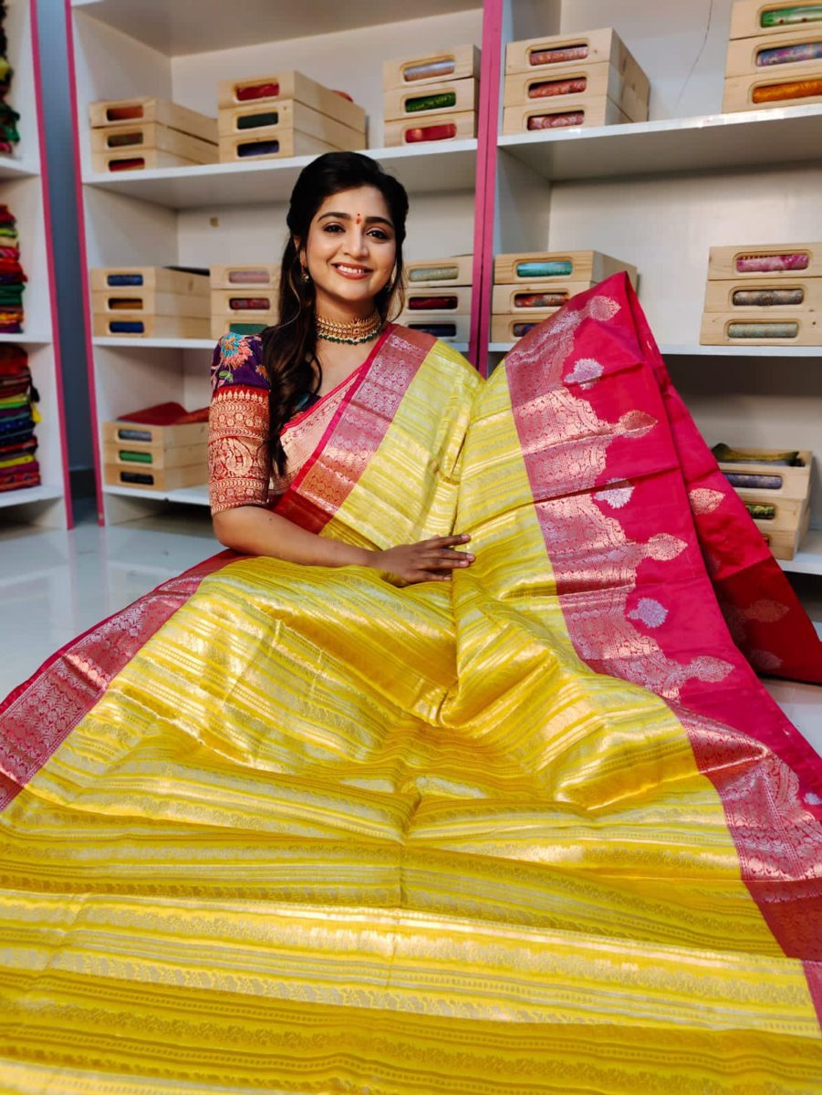 Soft banarasi Silk Saree