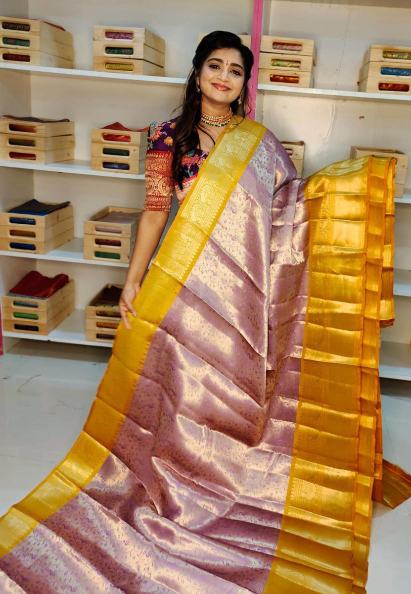 Soft banarasi Silk Saree
