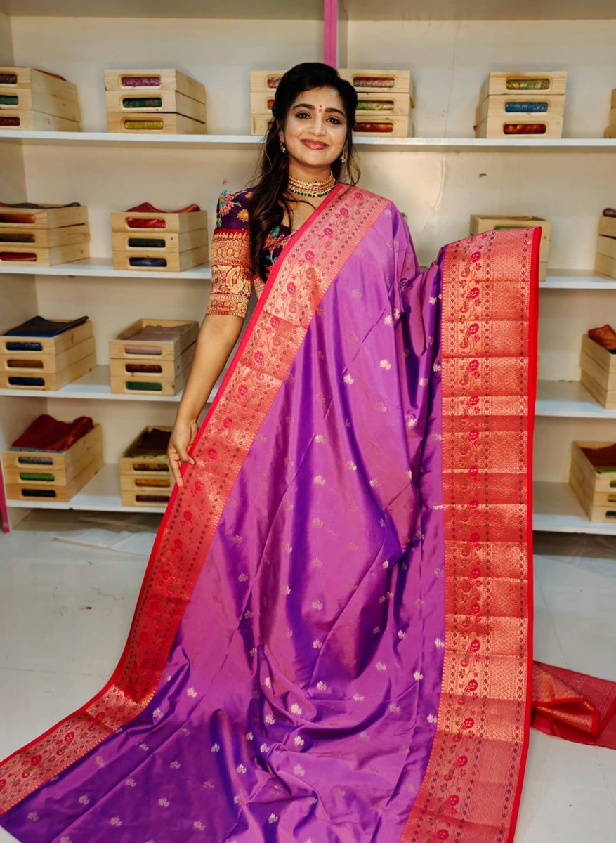 Soft banarasi Silk Saree