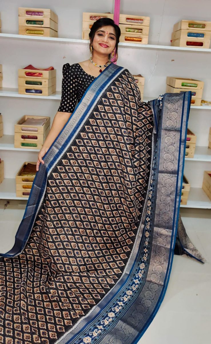 Crep dola Silk Saree