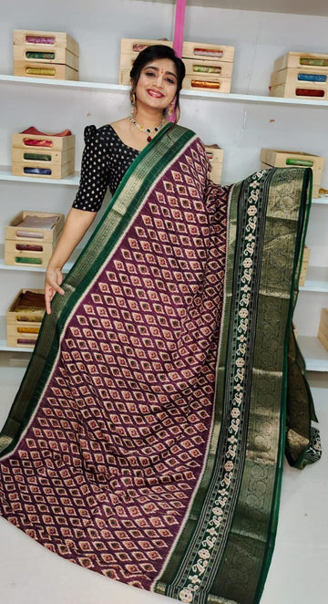 Crep dola Silk Saree