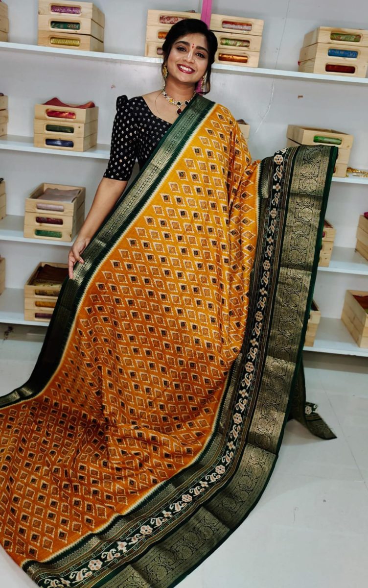 Crep dola Silk Saree