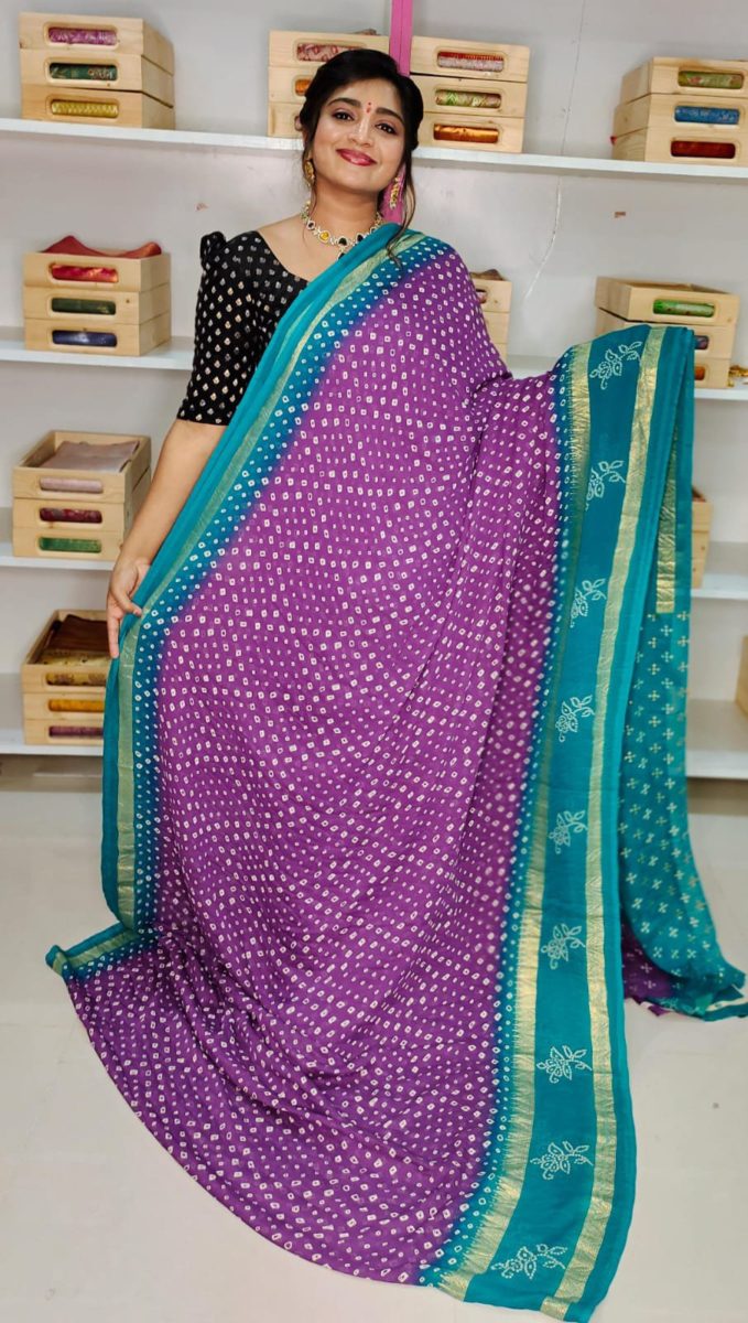 Crep dola Silk Saree