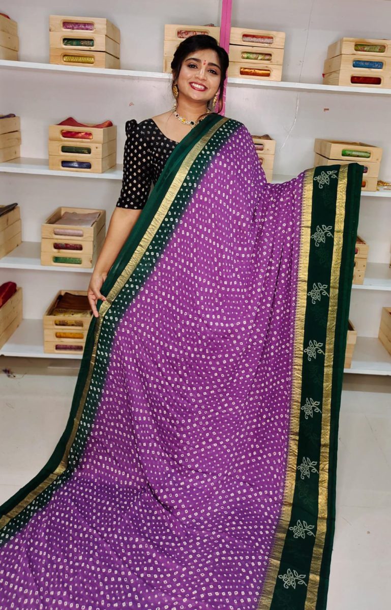 Crep dola silk sarees