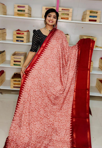 Crep dola Silk Saree