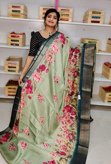 Dola digital printing Saree