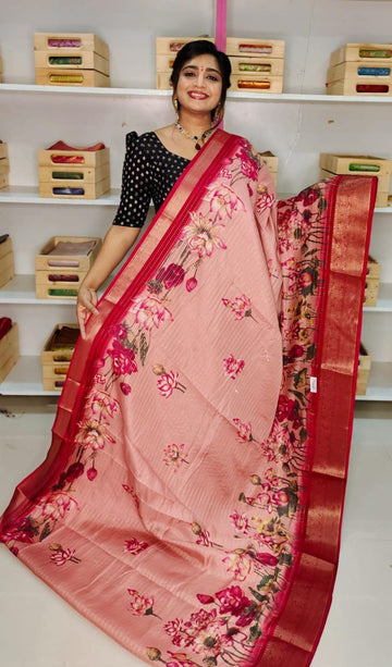 Dola digital printing Saree