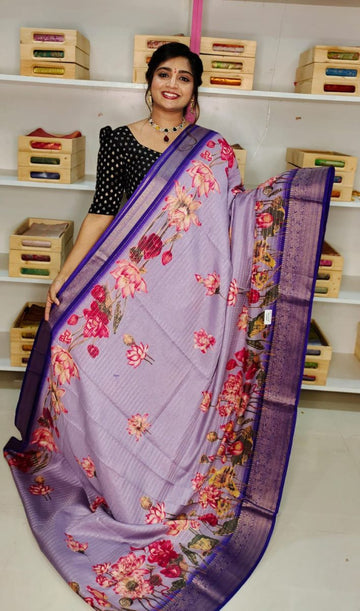 Dola digital printing Saree