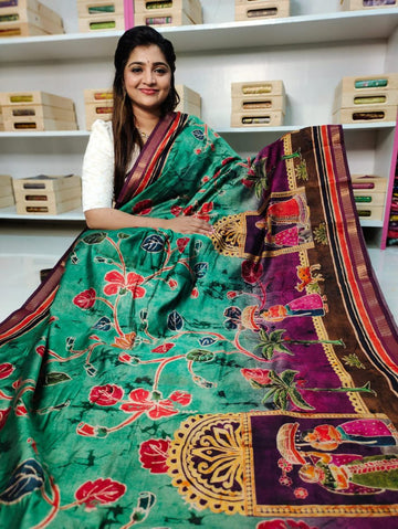 Pure chanderi Silk Saree
