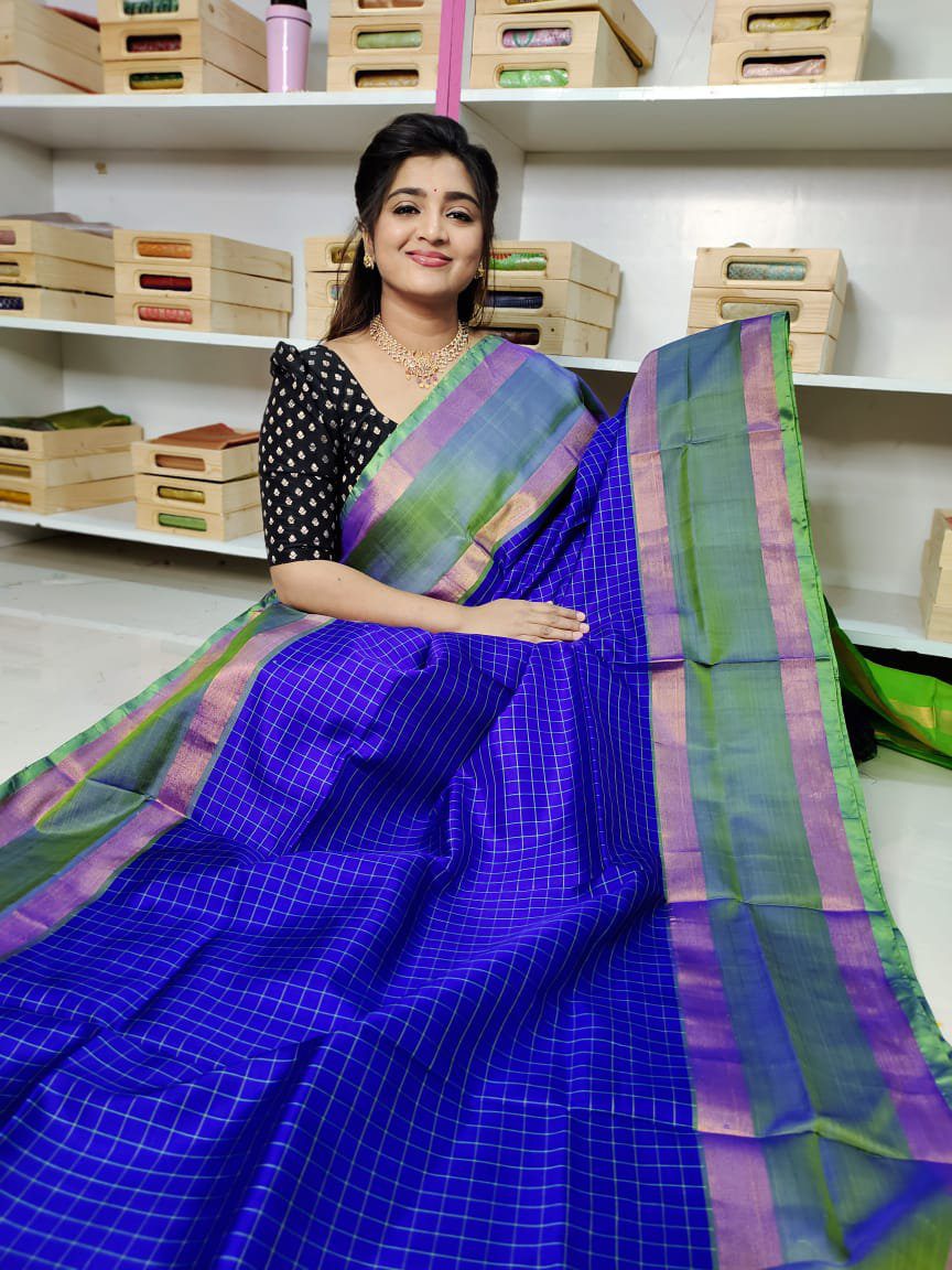 100% Silk mark certified kanjivaram pattu Saree