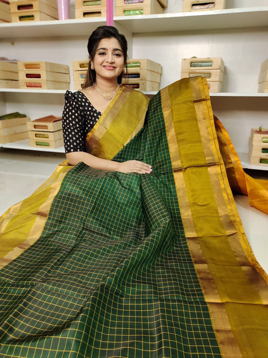 100% Silk mark certified kanjivaram pattu Saree
