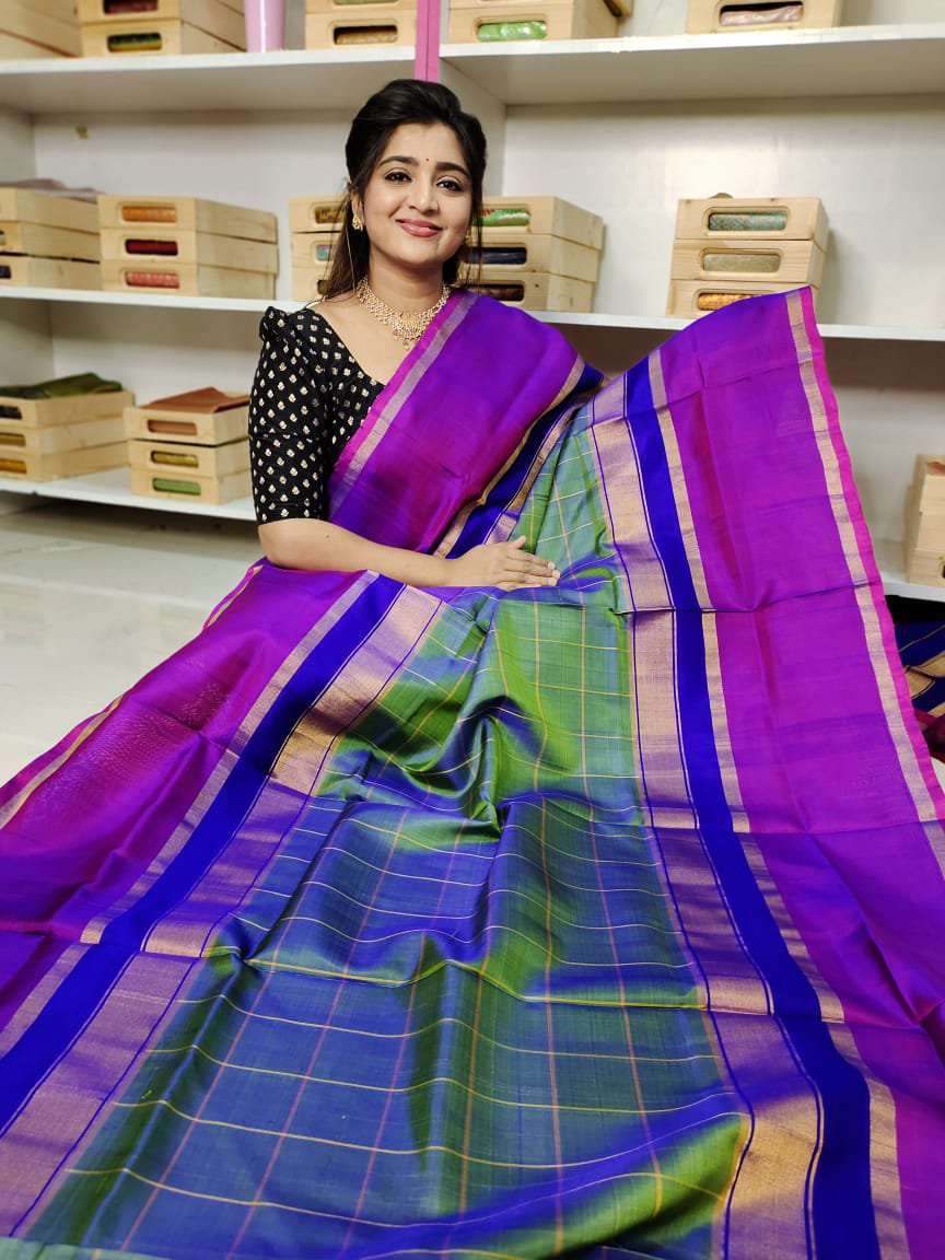 100% Silk mark certified kanjivaram pattu Saree