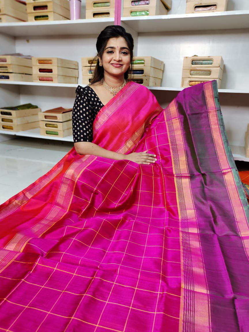 100% Silk mark certified kanjivaram pattu Saree
