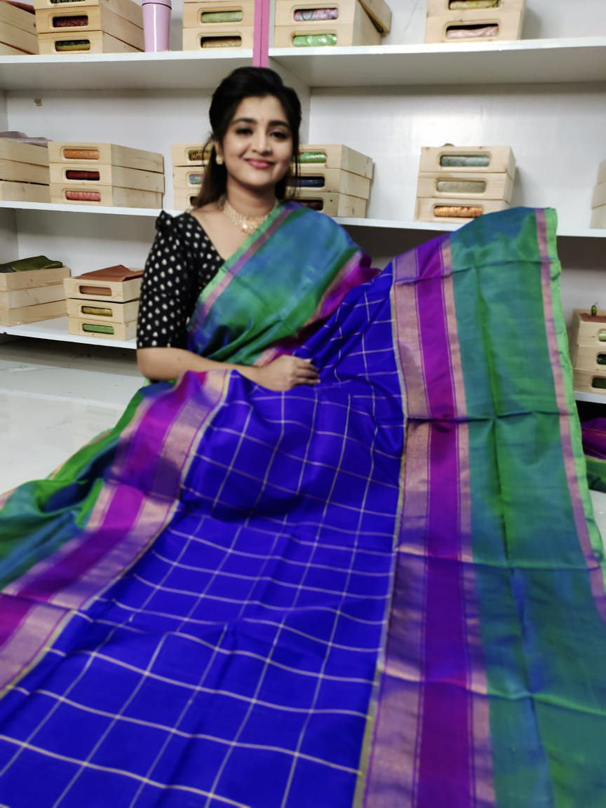 100% Silk mark certified kanjivaram pattu Saree