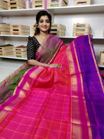 100% Silk mark certified kanjivaram pattu Saree