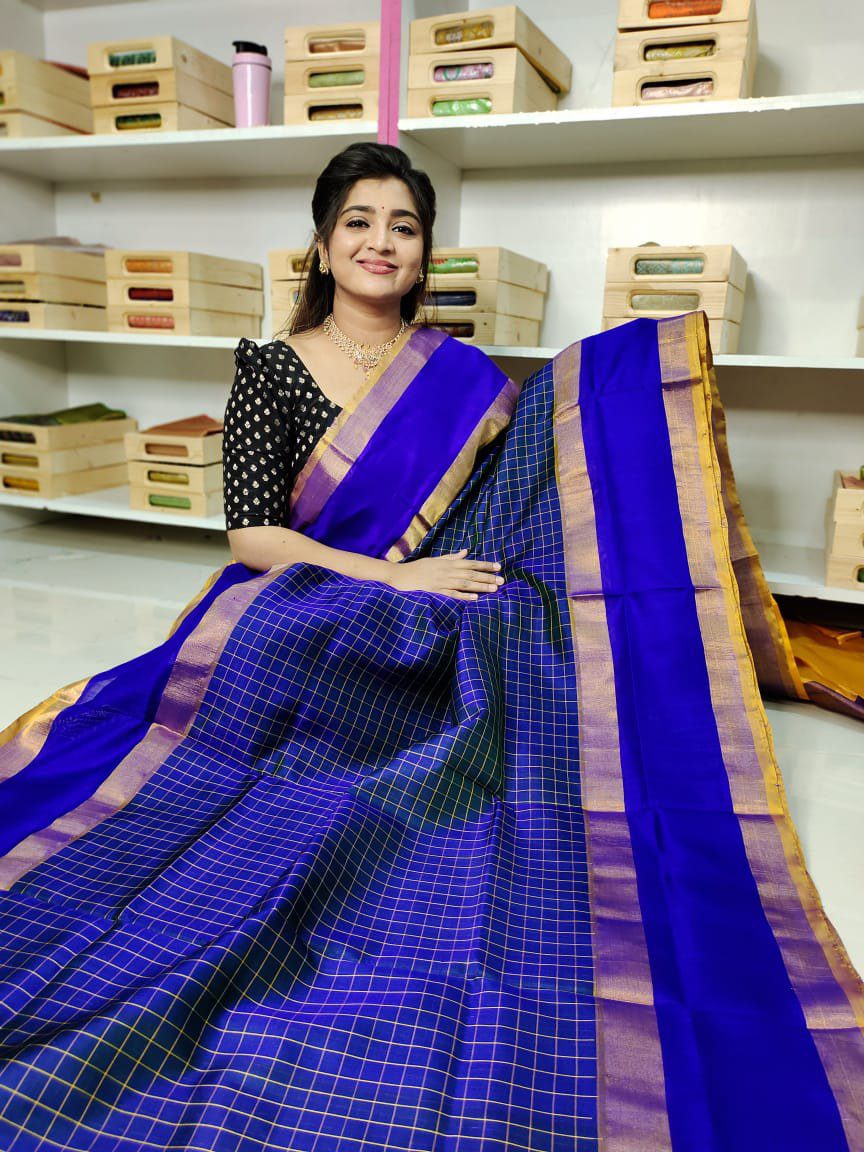 100% Silk mark certified kanjivaram pattu Saree