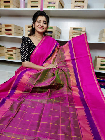 100% Silk mark certified kanjivaram pattu Saree