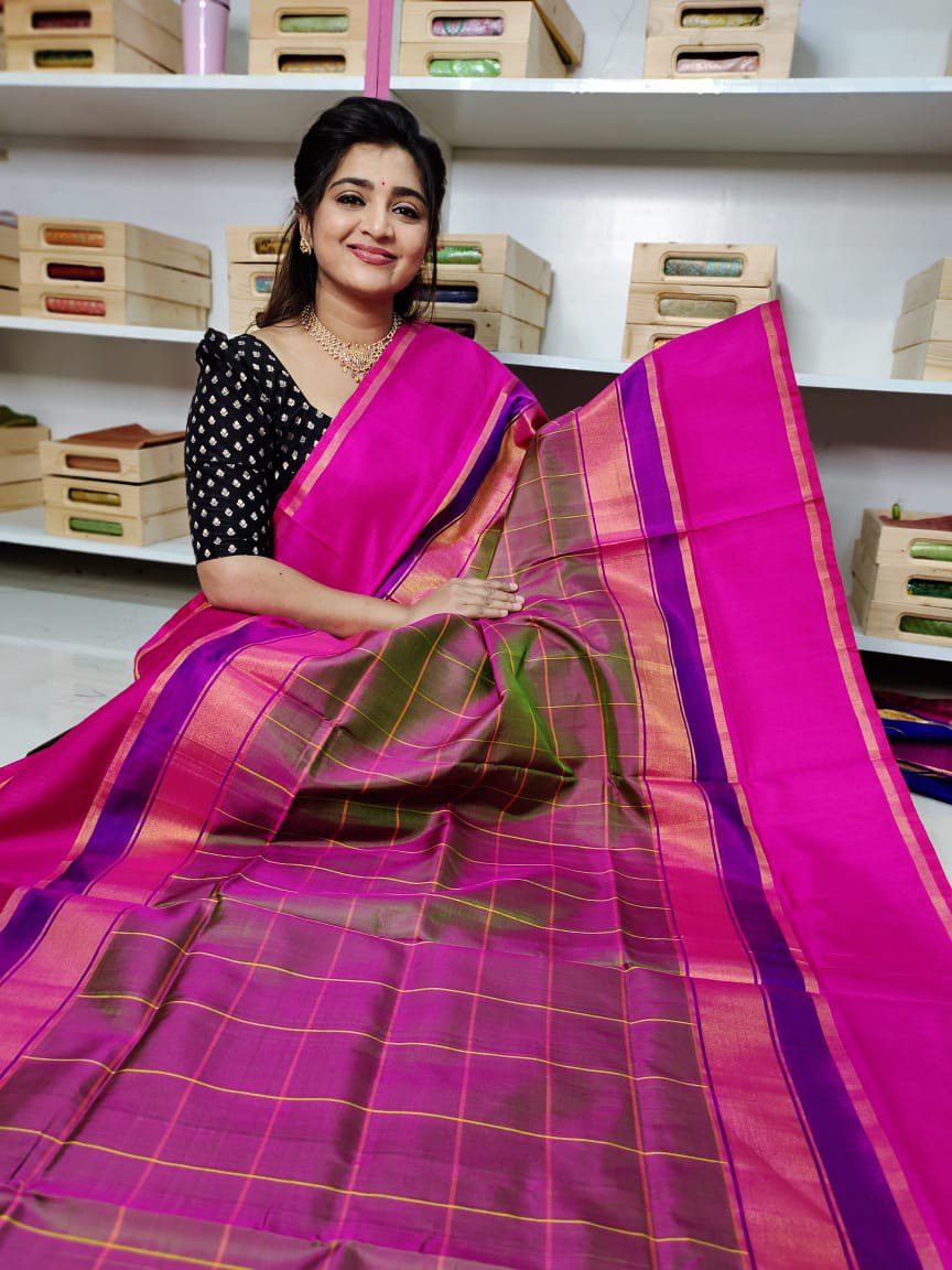 100% Silk mark certified kanjivaram pattu Saree