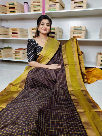 100% Silk mark certified kanjivaram pattu Saree