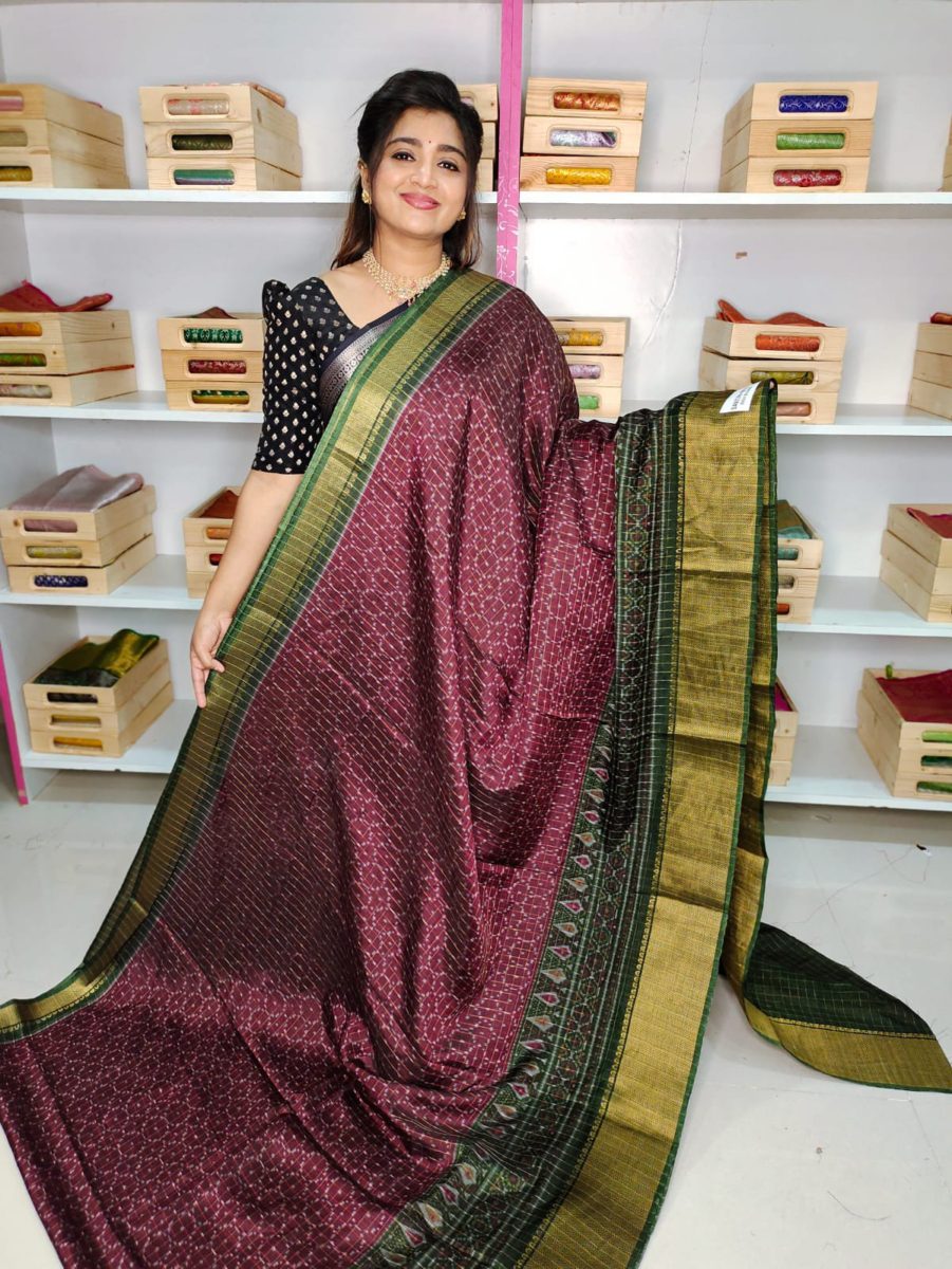 Crepe dola Silk Saree