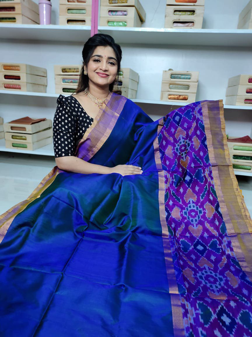 ఇక్కత్ సాఫ్ట్ సిల్క్ చీర